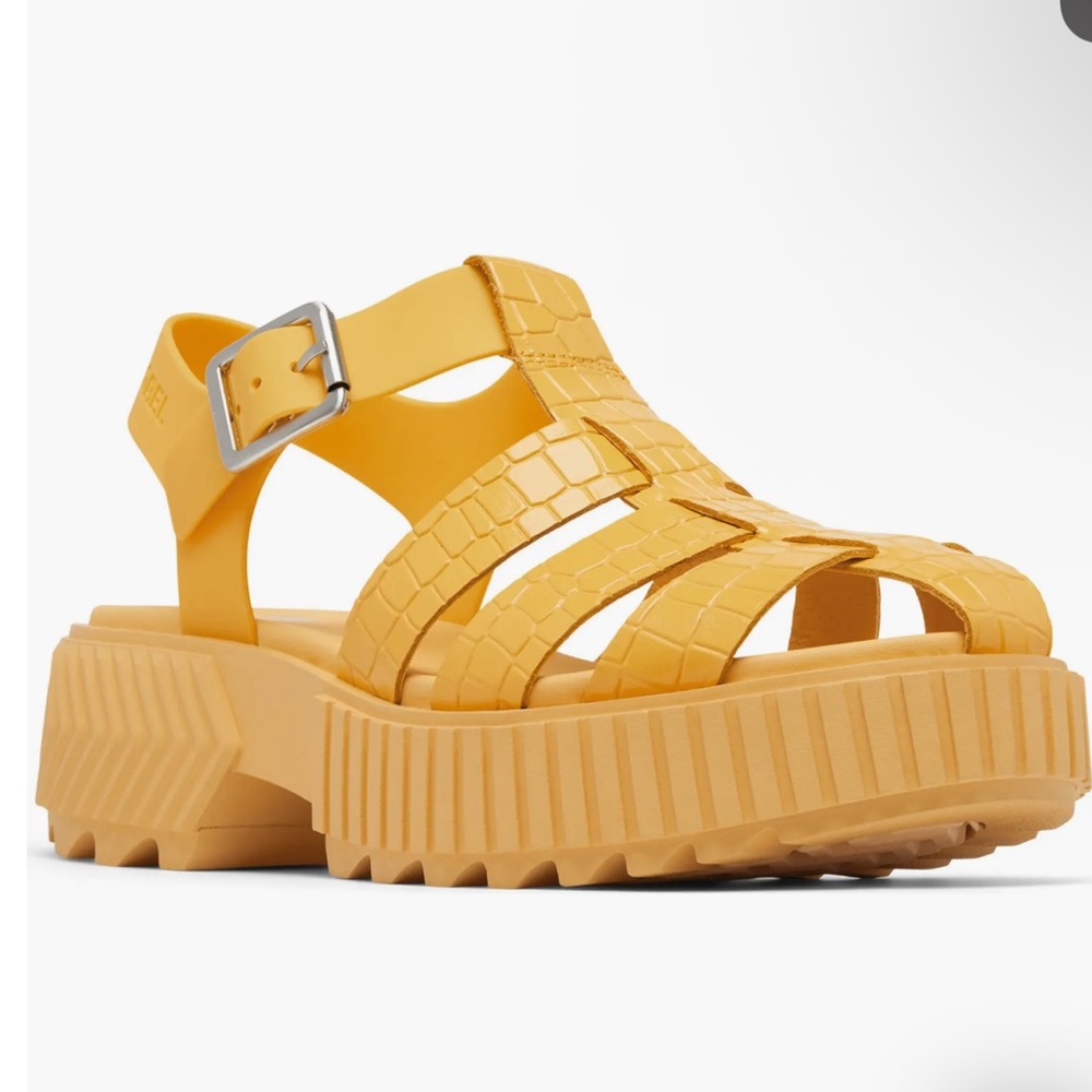 Sorel Yellow Women's Sandals